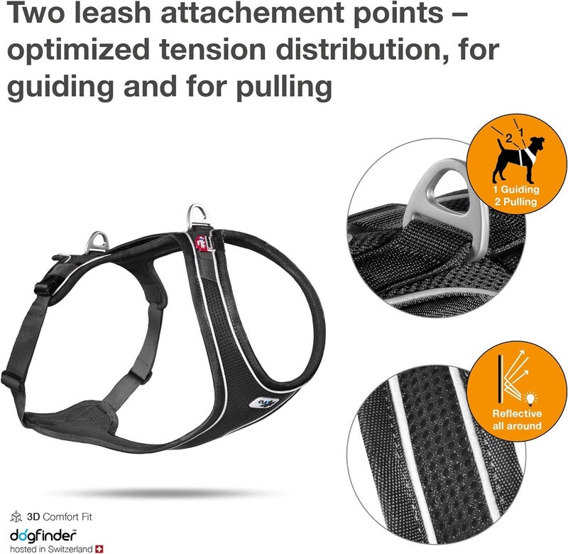 Curli Belka Comfort Harness Black XL - Image 3